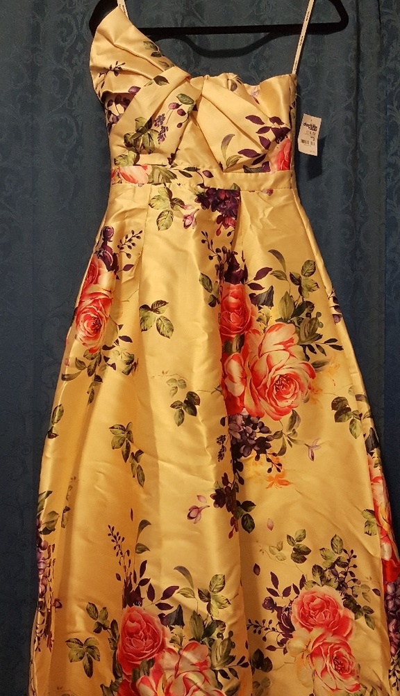 Charlotte Russo long floral print dress